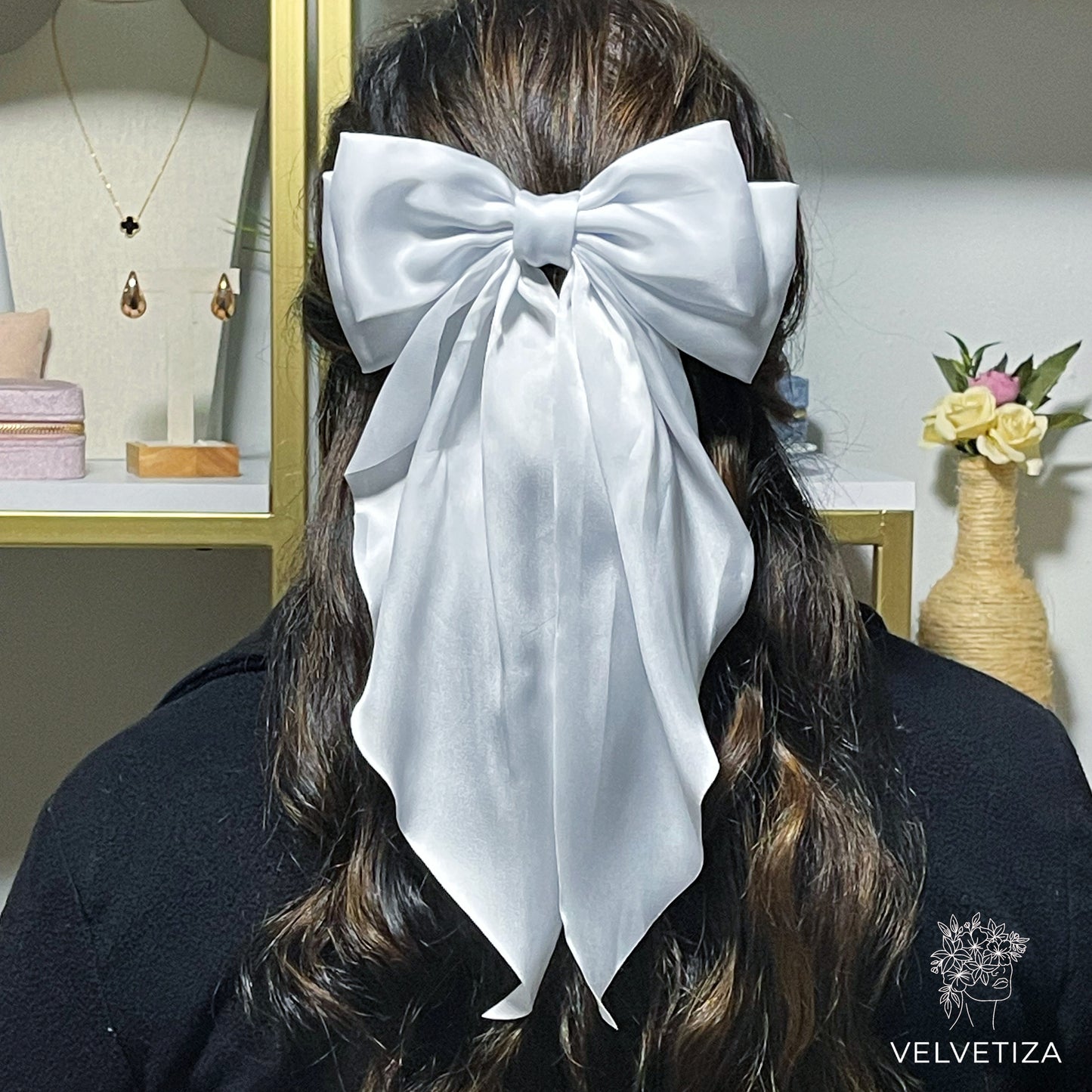 Moño Blanco – Velvetiza