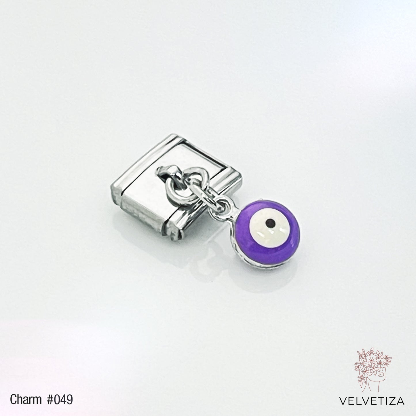 Charm 048 Ojo Turco Colgante Morado