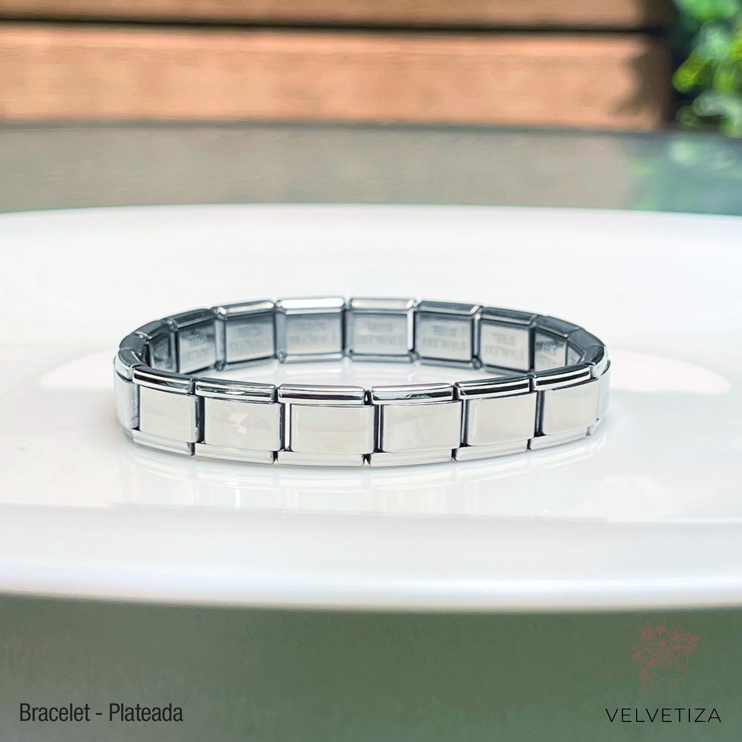 Italian Bracelet Plateada