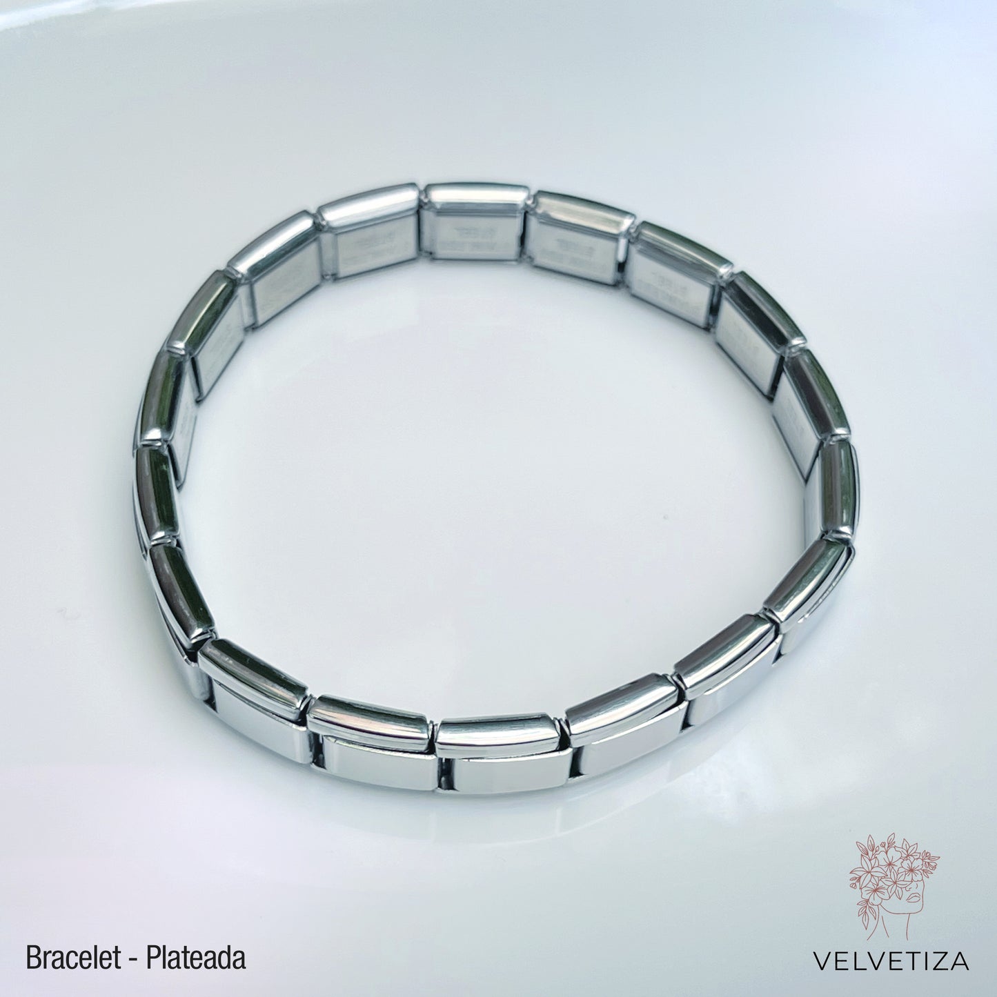 Italian Bracelet Plateada